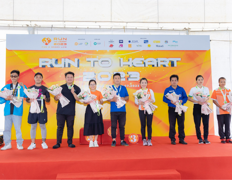 Herbario là một trong những nhà tài trợ đồng hành cùng giải chạy “Run to heart 2023